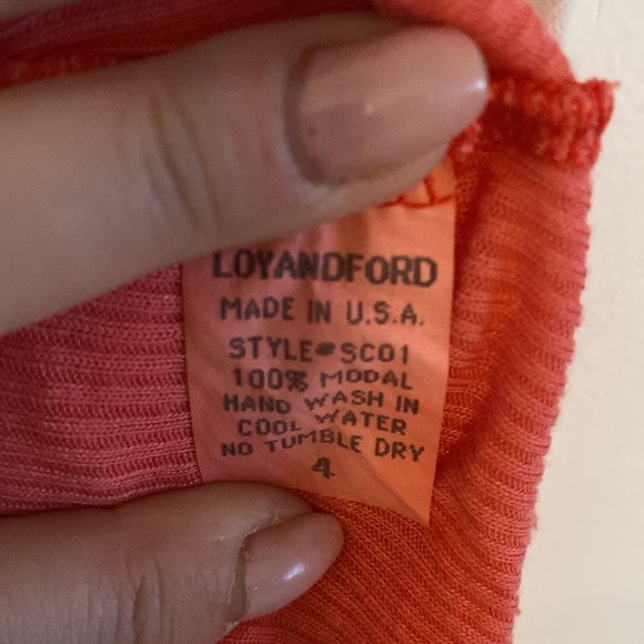 LOYANDFORD FOR SCOOP NYC tie dye butterfly sequin 4 modal ombré - Picture 5 of 5